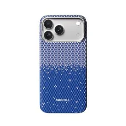 Iphone 17 pro Max bulletproof magsafe case by mocol - blue floral